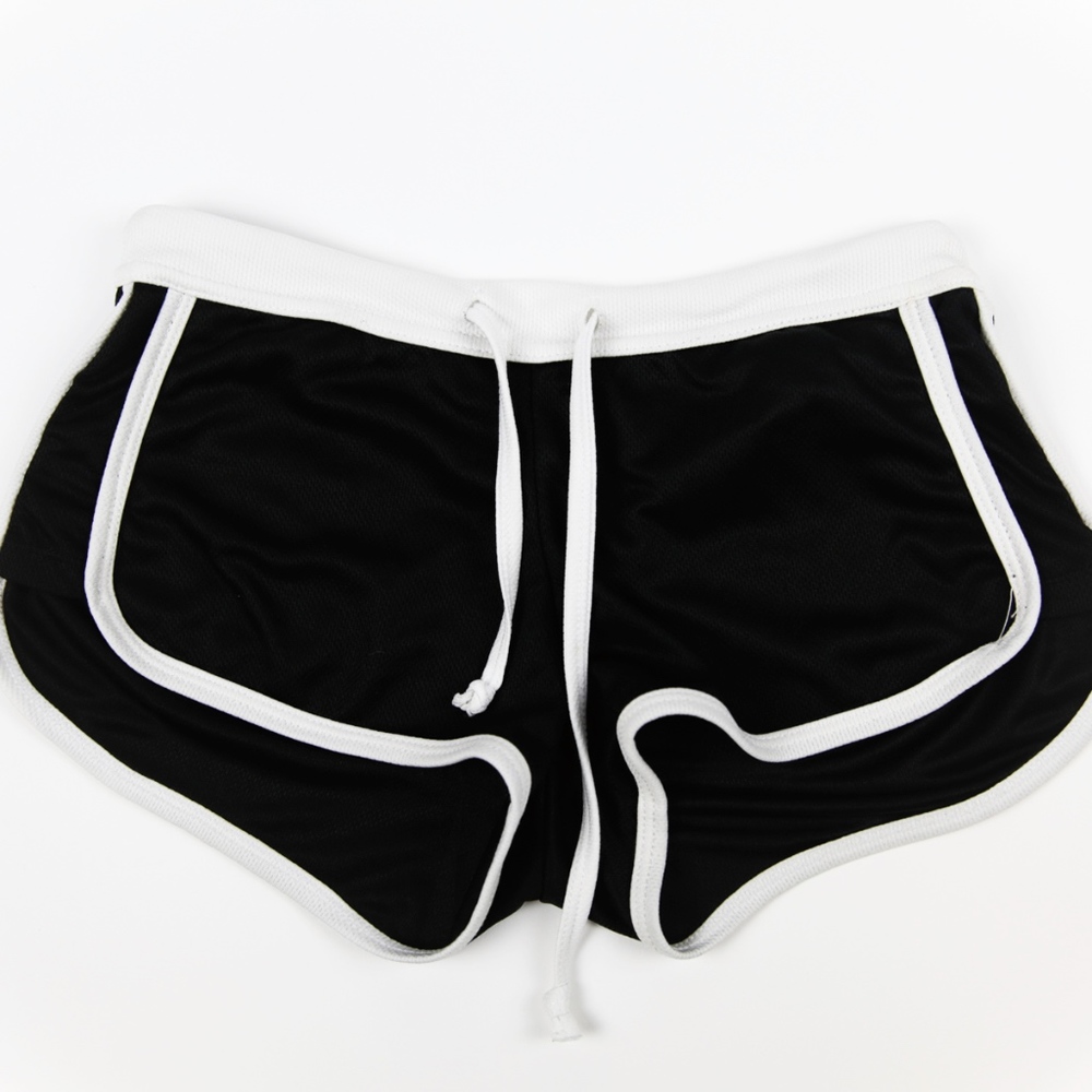 Drawstring Booty Shorts CALI print
